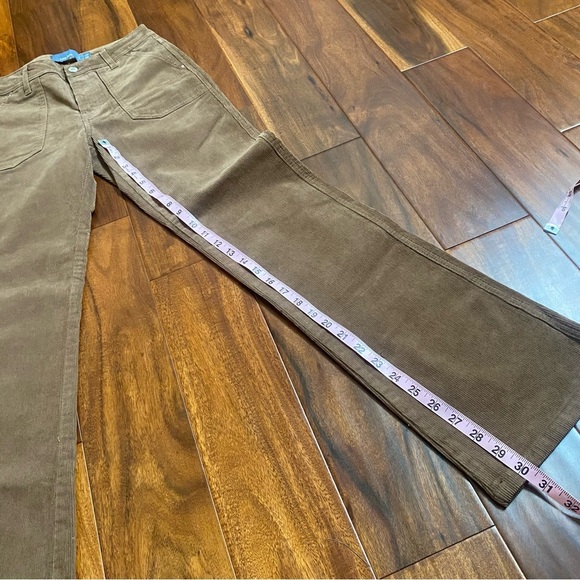 Indigo Rising corduroy pants womens size 5/27 Boot Cut high rise Brown/Tan - Picture 2 of 8